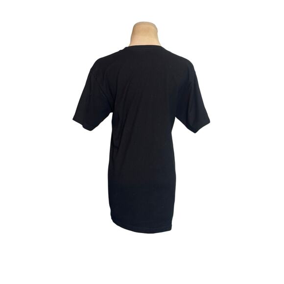 Vans black white logo print short sleeves tee size Small - Picture 6 of 8